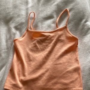 Brighter in person. From American Eagle. Size XS. Coral color, barely used